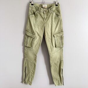 L’AGENCE Green Ankle Zip Cargo Pants / Utility Pants Size 24